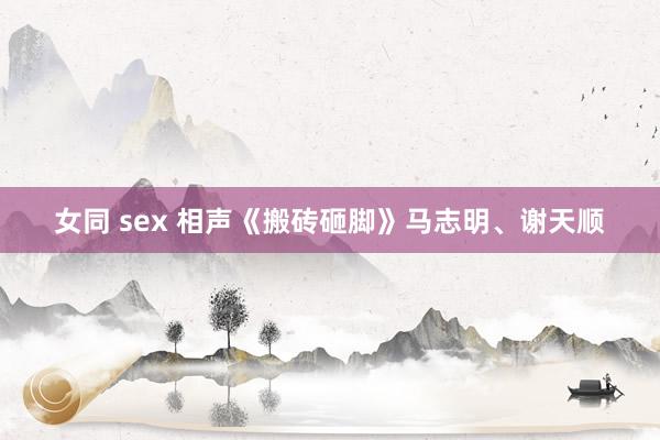 女同 sex 相声《搬砖砸脚》马志明、谢天顺