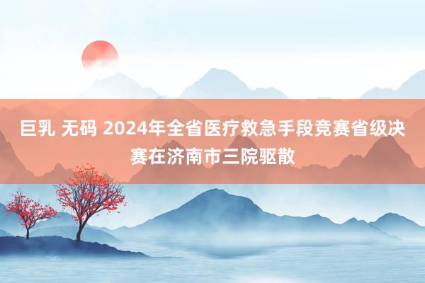 巨乳 无码 2024年全省医疗救急手段竞赛省级决赛在济南市三院驱散